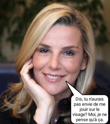 French caption (Français) Laurence Ferrari est chaude