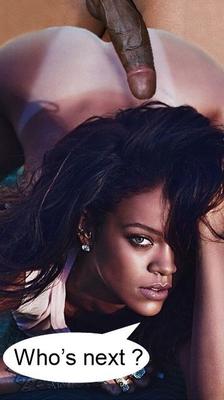 RIHANNA nackt in einem französischen Magazin