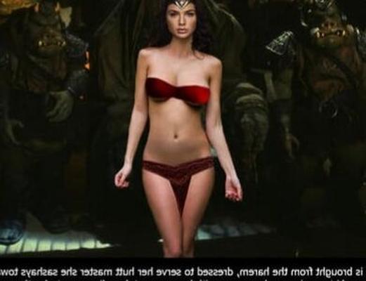 Wonderwoman (Gal Gadot) ist die neue Sklavin von Jabba the Hutt