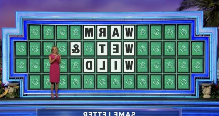 Roue de la baise avec Vanna White