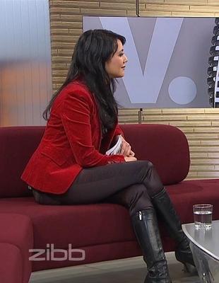 Madeleine Wehle - die sexy rbb Moderadora (Abspritzhilfe)