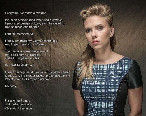Scarlett Johansson s'excuse