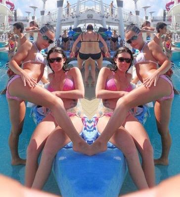 Kelly Barrow Stripper trabajando un montón de bikinis