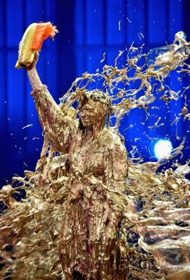 Danica Patrick Slimed