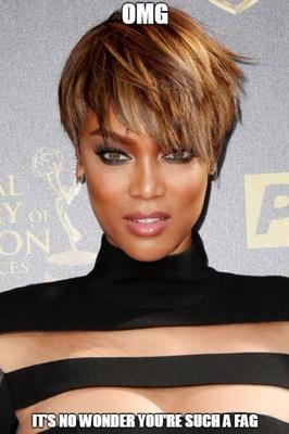 Subtítulos de mariquita de Tyra Banks