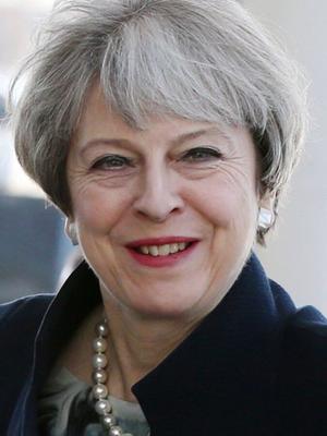 Theresa May, британская зрелая сексуальная политическая шлюшка