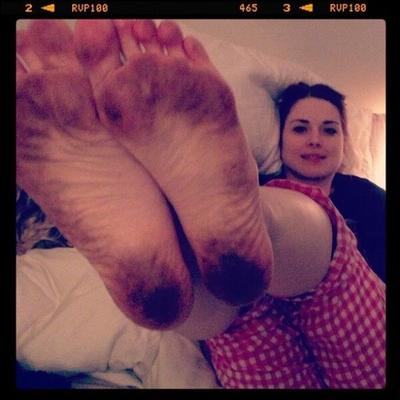 Celebridades têm pés lindos