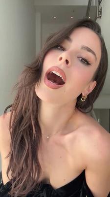 Lena Meyer-Landrut dancing in sexy black dress