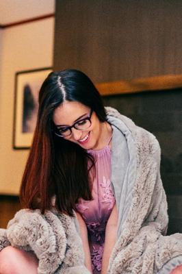 Meg Turney Pink See Thru с цветами