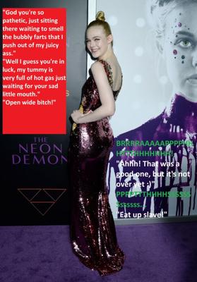 Elle Fanning Fart Slave