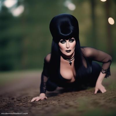 Культовая красавица Эльвира, с восхищением и уважением AI сделал TY