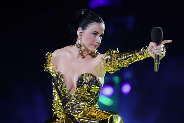 Katy Perry Performs on stage during the Coronation Concert