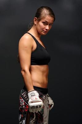 Polnische Prominente und MMA -Kämpfer Karolina Kowalkiewicz
