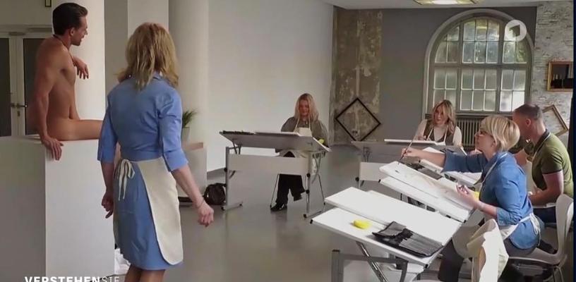 Das Ist Frauke Ludowig BestImmt nass eworden beim Zeichnen