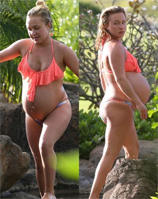Putas de celebridades embarazadas, material de cría