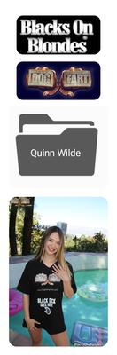 ブロンドのQuinn wilde_blacks