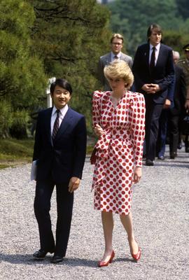 Princesse royale Diana et Naruito du Japon