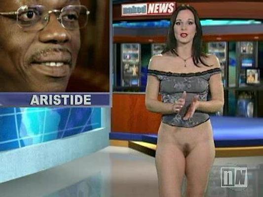 Bottomless Victoria Sinclair from naked news
