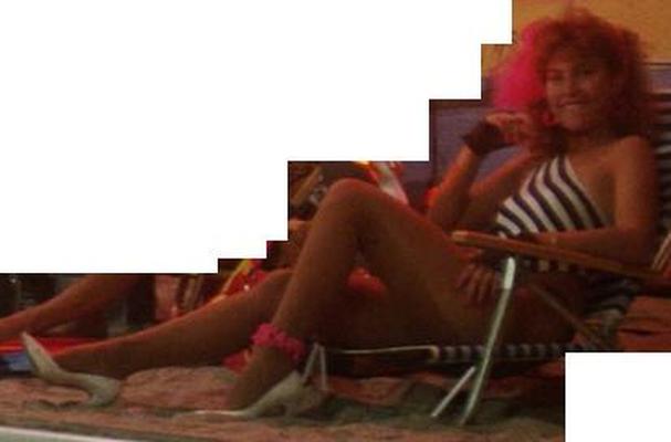Bitch Marcia Karr in swimsuit in Real Genius 