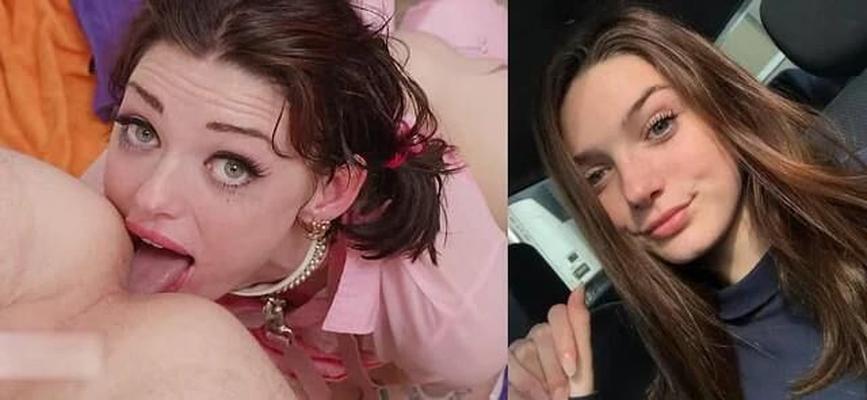 Before vs. after porn Quinn Saviers vs. Shrooms Q