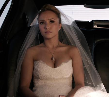 Robe de mariée Hayden Panettiere / décolleté